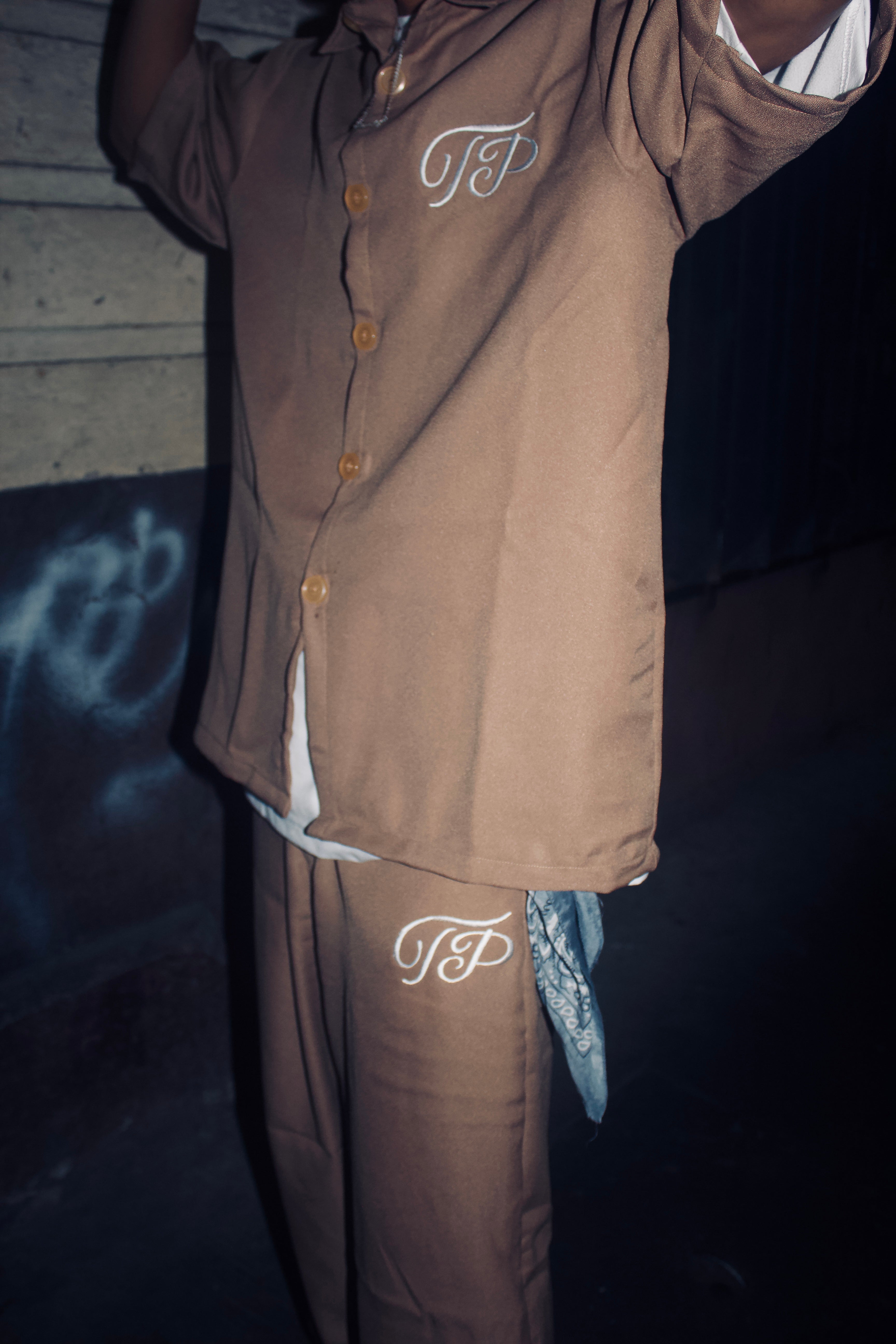 TP PANTS SIDE EMBROID